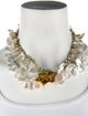 Necklace Pearl & Multistone Double Strand Necklace