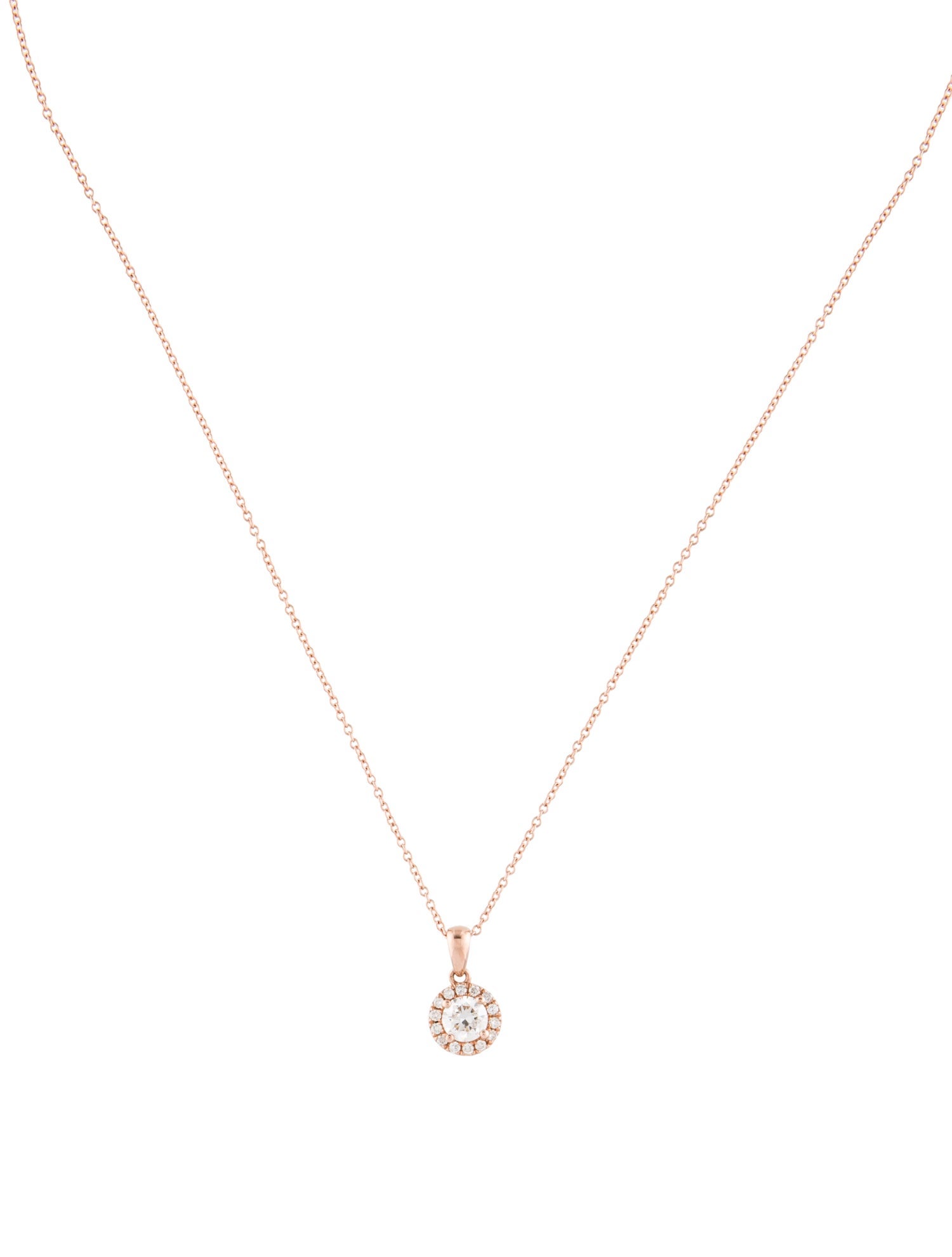 Necklace 14K Diamond Pendant Necklace