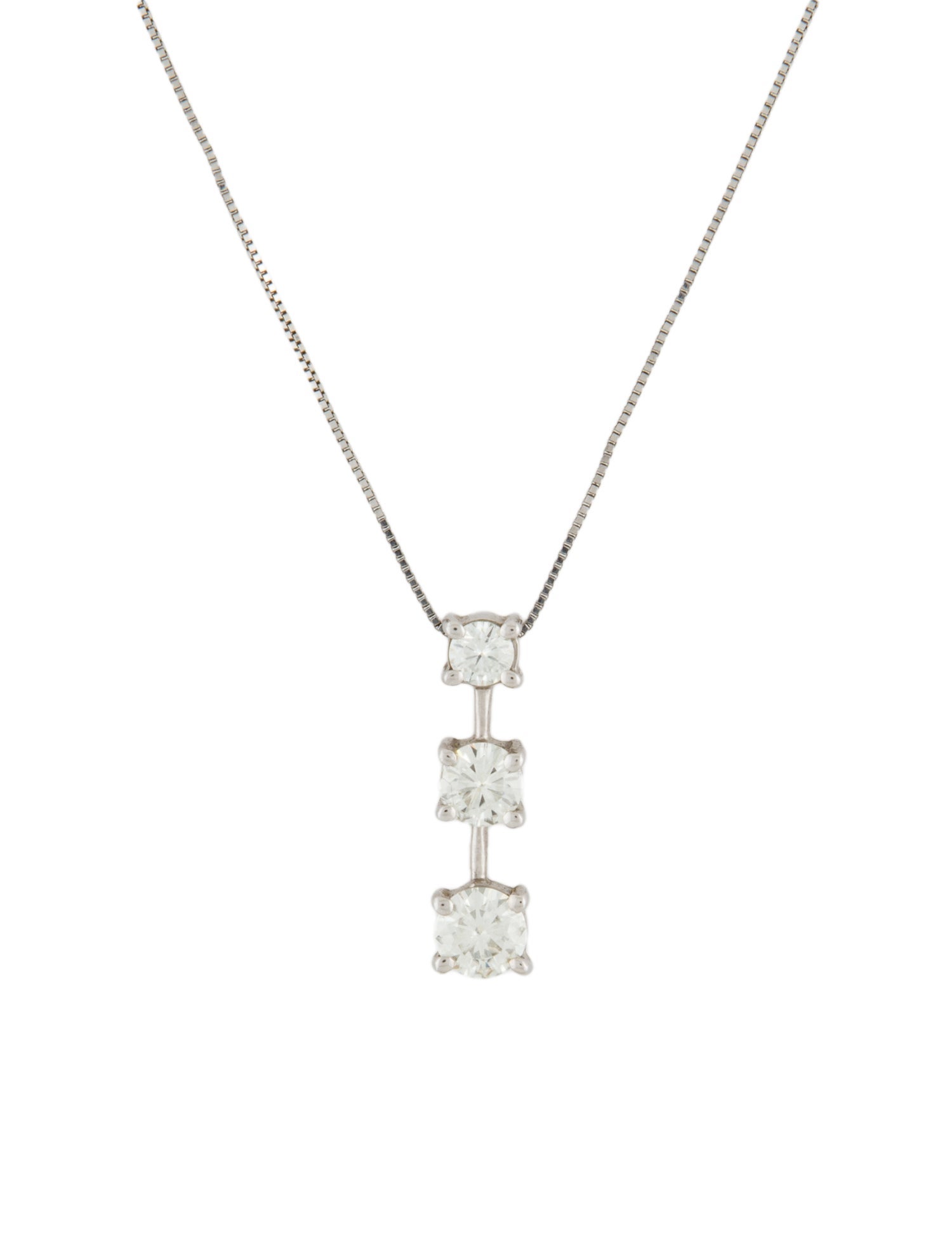 Necklace 14K 1.01ctw Diamond Pendant