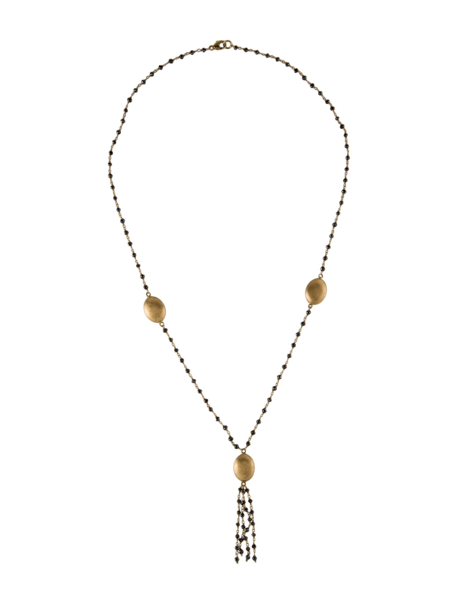 Necklace 14K Diamond Tassel Lavalier Necklace