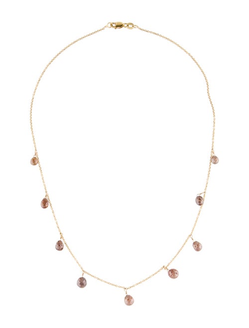 Necklace 18K Diamond Station Necklace