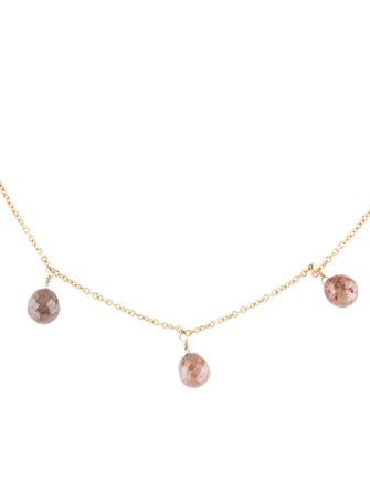 Necklace 18K Diamond Station Necklace