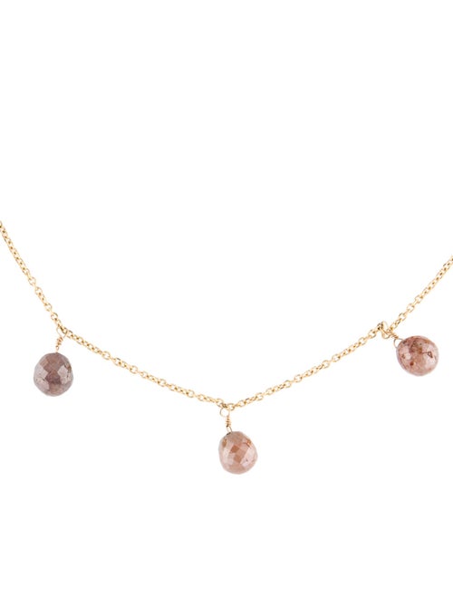 Necklace 18K Diamond Station Necklace