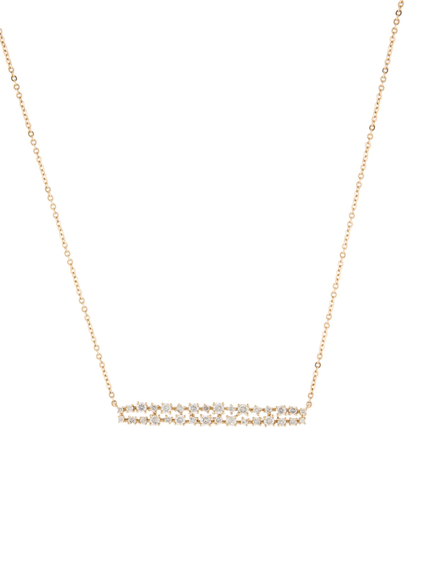Necklace 14K DIamond Pendant Necklace