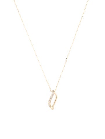 Necklace Pendant 14K Diamond
