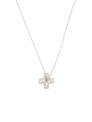 Diamond Cross Pendant Necklace