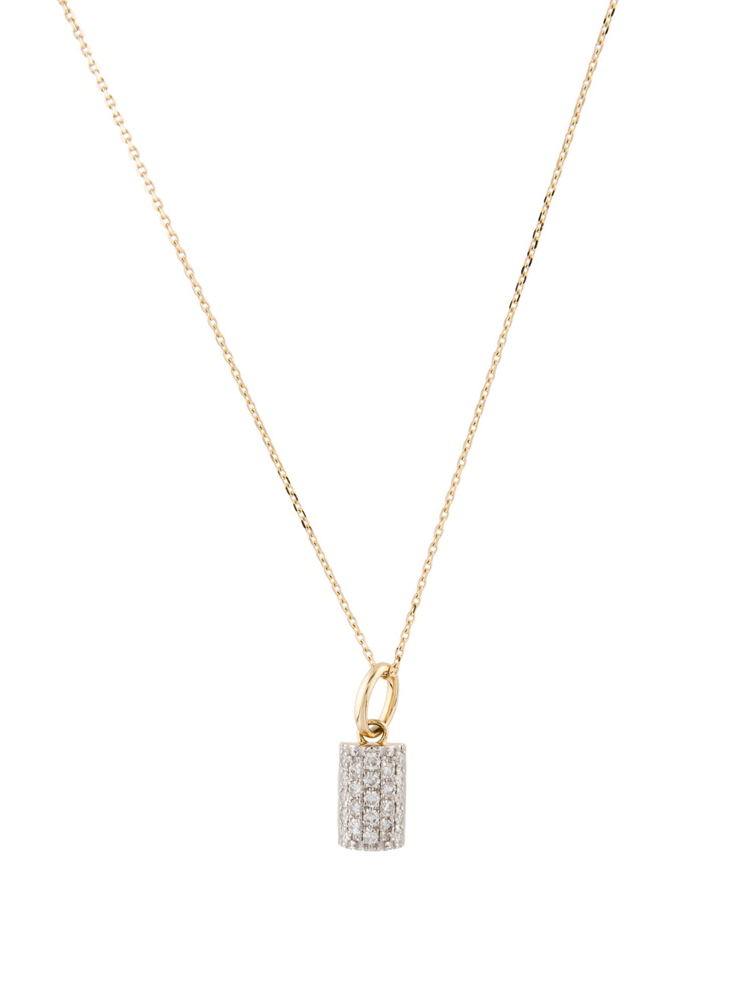 Necklace 14K Diamond Pendant Necklace