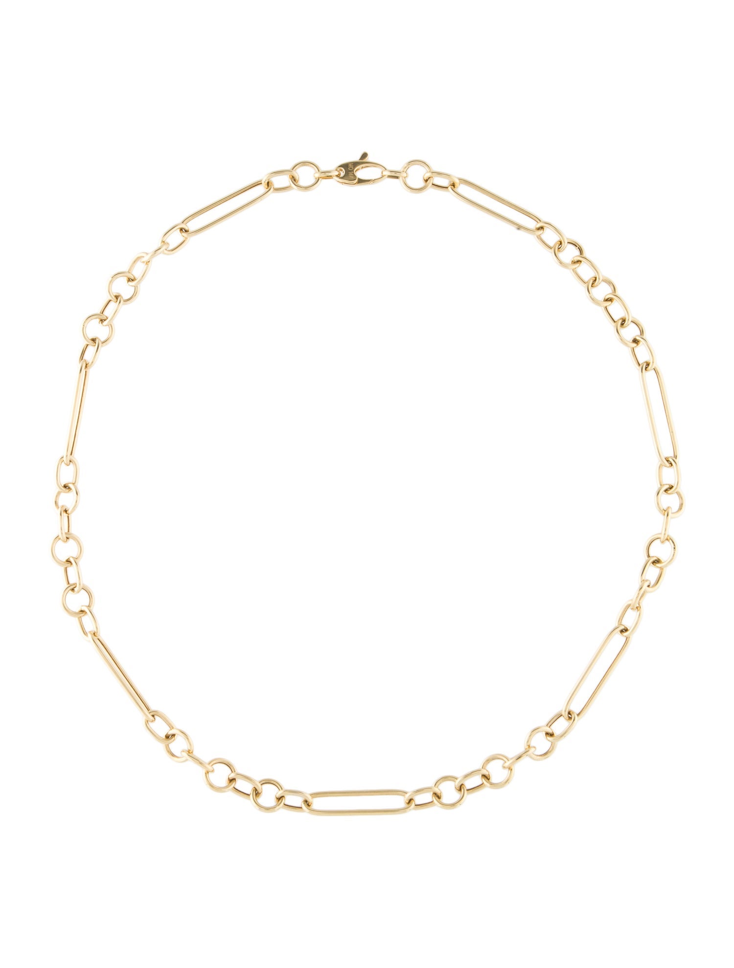 Necklace 14K Round & Oval Link Chain Necklace w/ Tags