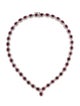 Necklace 14K Scalloped Ruby Collar