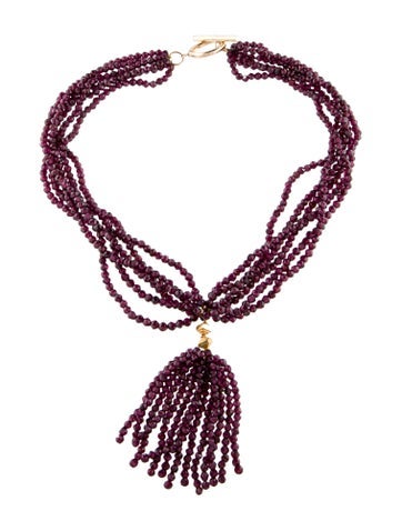 Necklace Lavalier 14K Garnet