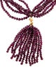 Necklace 14K Garnet Lavalier Necklace