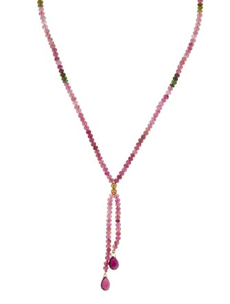 Necklace 14K Tourmaline Lavalier Necklace