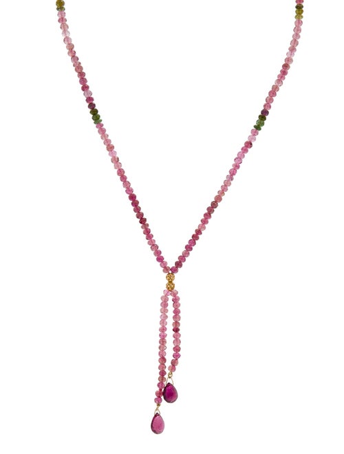 Necklace 14K Tourmaline Lavalier Necklace