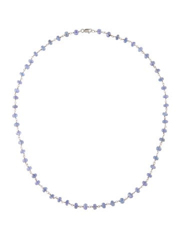 Necklace Bead Strand 14K Tanzanite Wire Wrapped