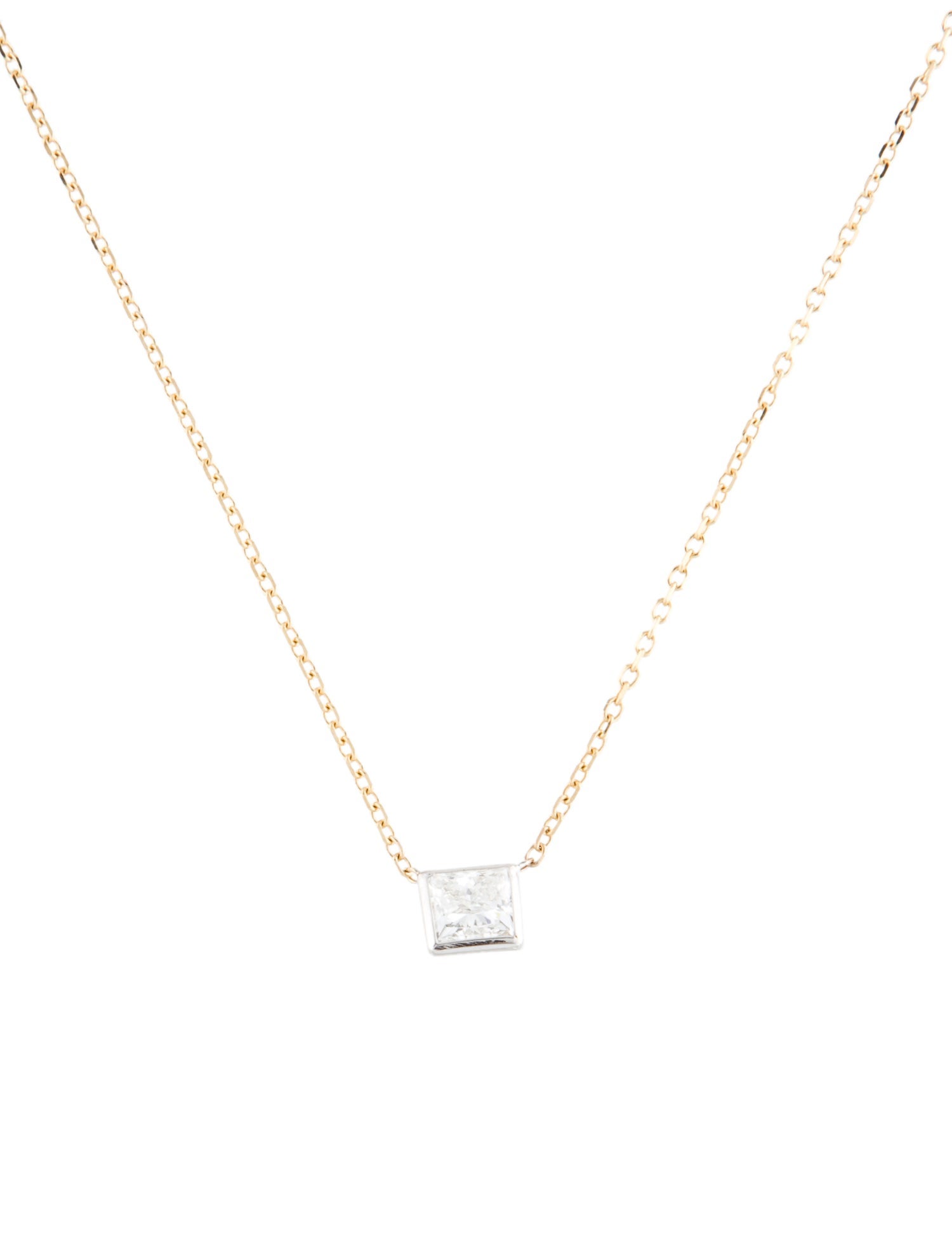 Necklace 14K Diamond Pendant Necklace