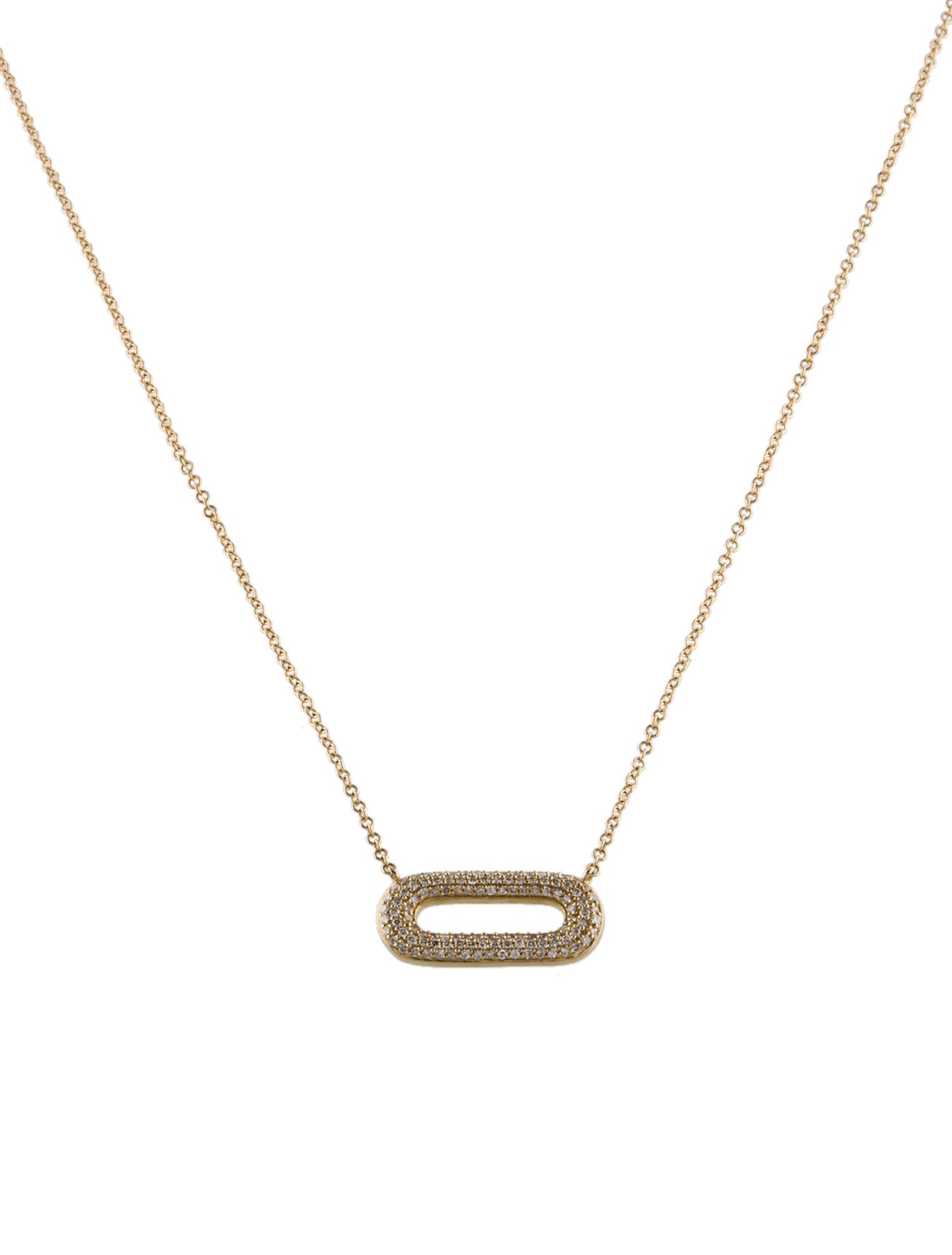 Necklace 14K Diamond Pendant Necklace