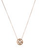 Necklace 14K Diamond Circle Floating Diamond