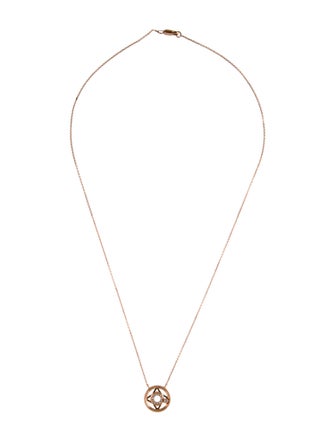 Necklace 14K Diamond Circle Floating Diamond