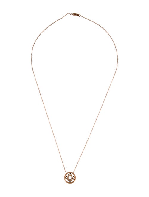 Necklace 14K Diamond Circle Floating Diamond