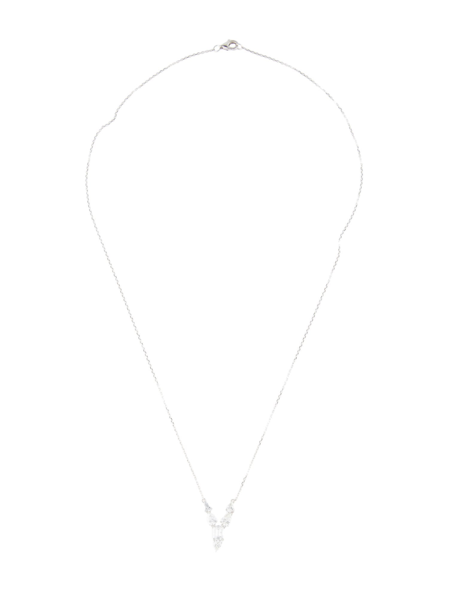 Necklace 14K 1.00ctw Lab-Grown Diamond Pendent Necklace