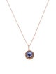 Necklace 14K Tanzanite & Diamond Pendant Necklace