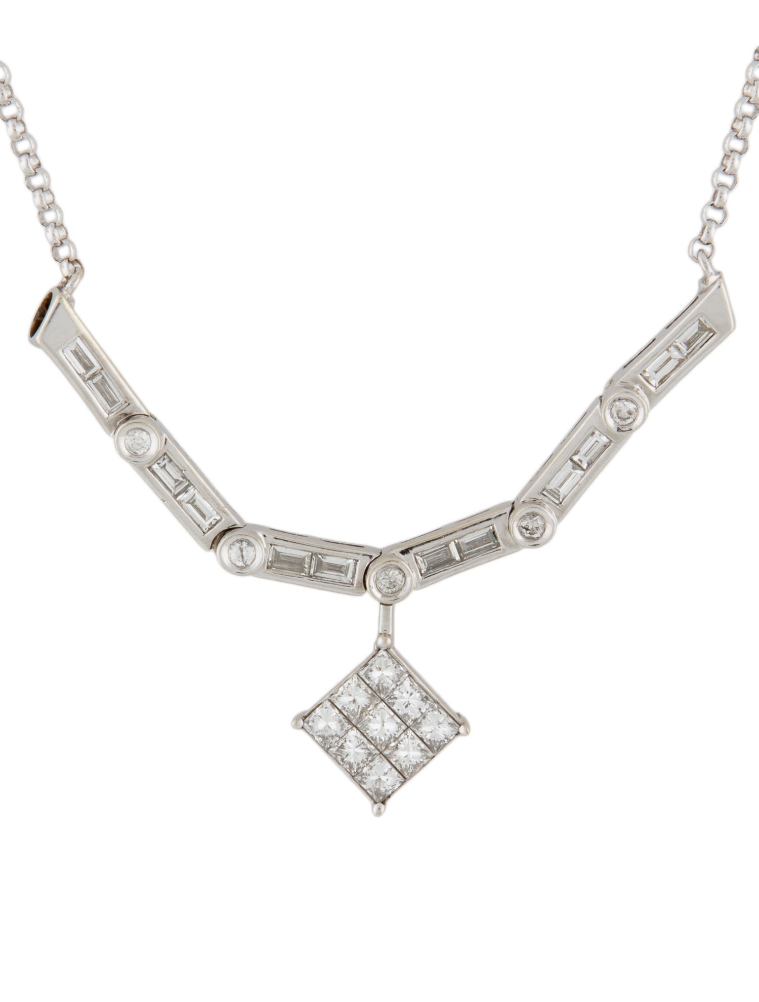 Necklace 14K Diamond Pendant Necklace