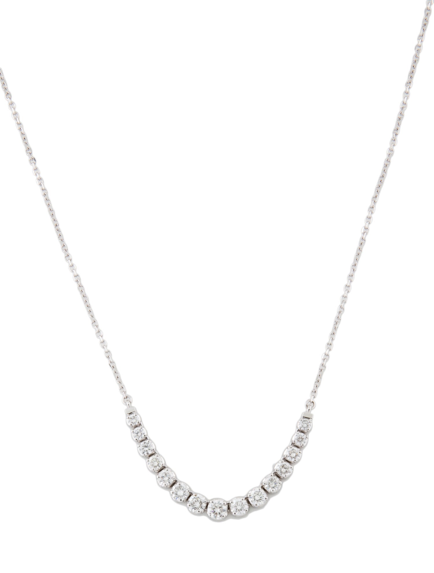 Necklace 14K 2.00ctw Diamond Graduated Collar Necklace
