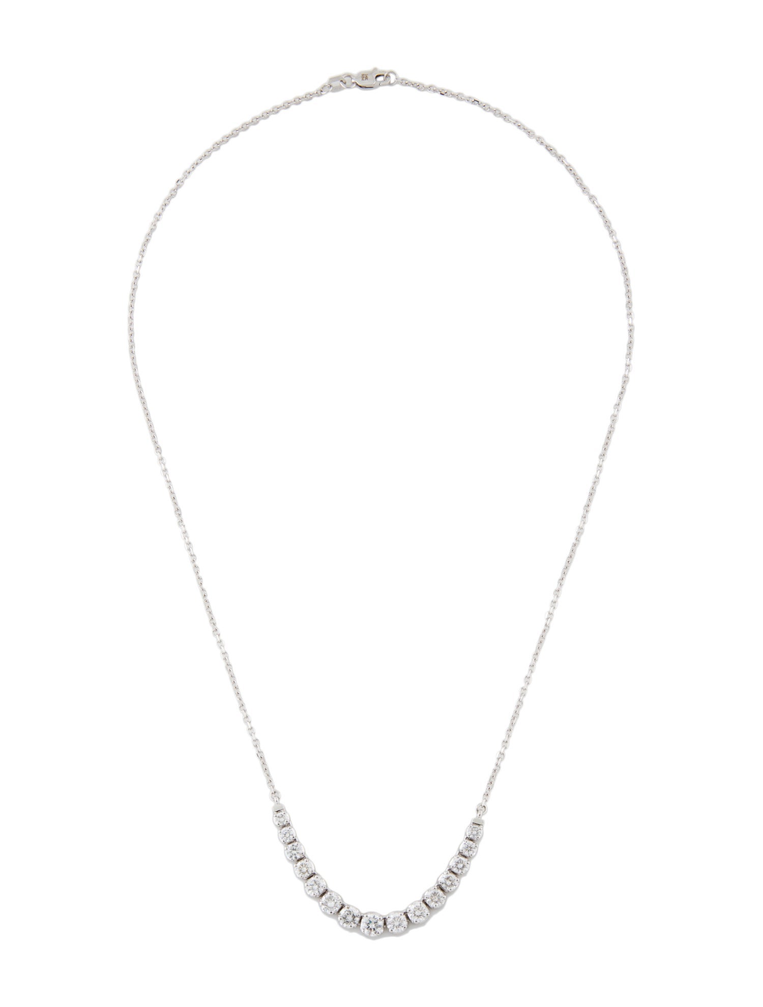 Necklace 14K 2.00ctw Diamond Graduated Collar Necklace