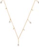 Necklace 18K Diamond Station Necklace
