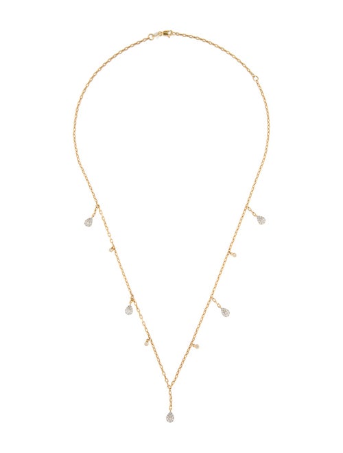 Necklace 18K Diamond Station Necklace