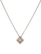 Necklace 1.10ct Diamond Kite Bezel Pendant