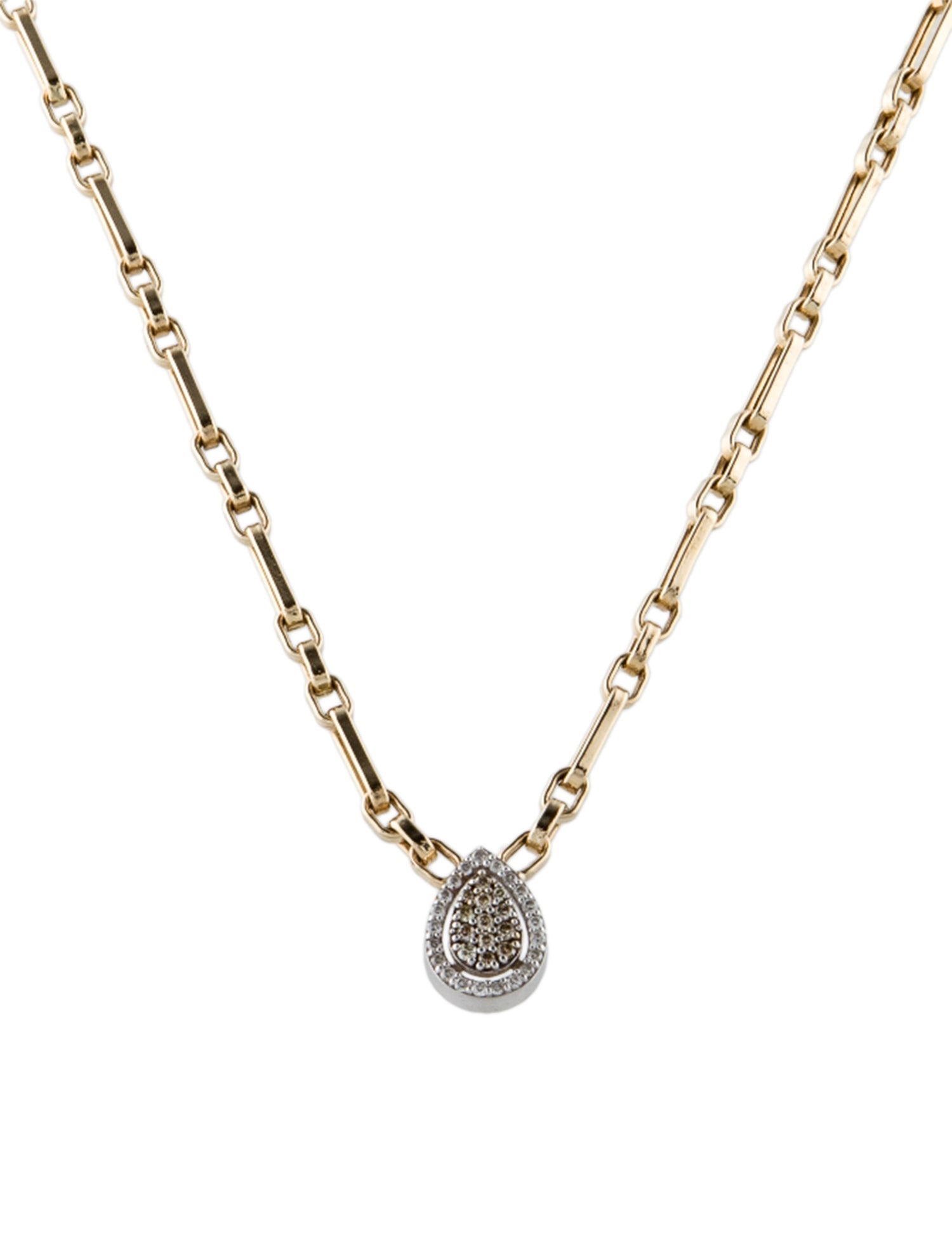 Necklace 14K Diamond Pendant Necklace