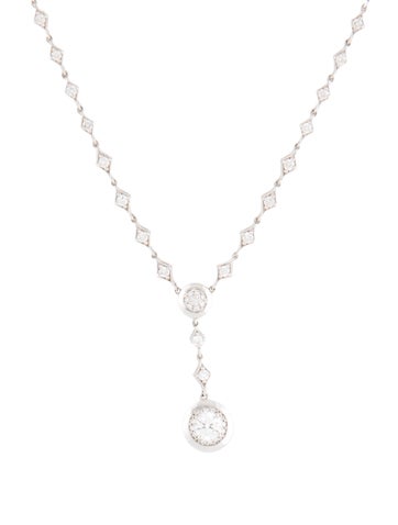 Necklace Pendant 18K Diamond Drop