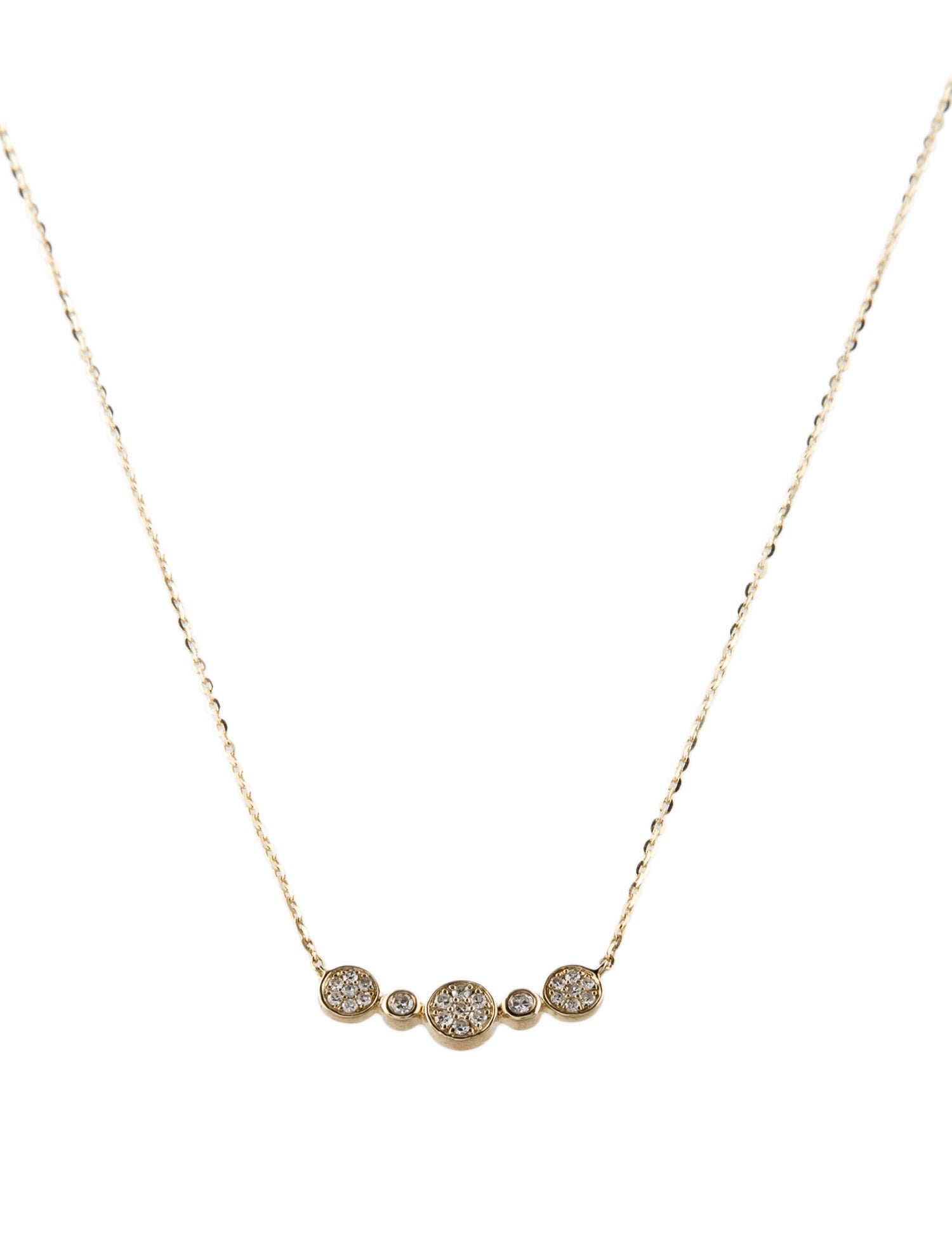 Necklace 14K Diamond Pendant Necklace