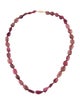 Necklace 14K Tourmaline & Diamond Bead Collar