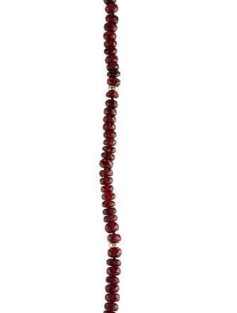 Necklace 14K Garnet Bead Necklace