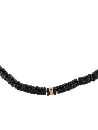 Necklace 18K Spinel Bead Strand Necklace