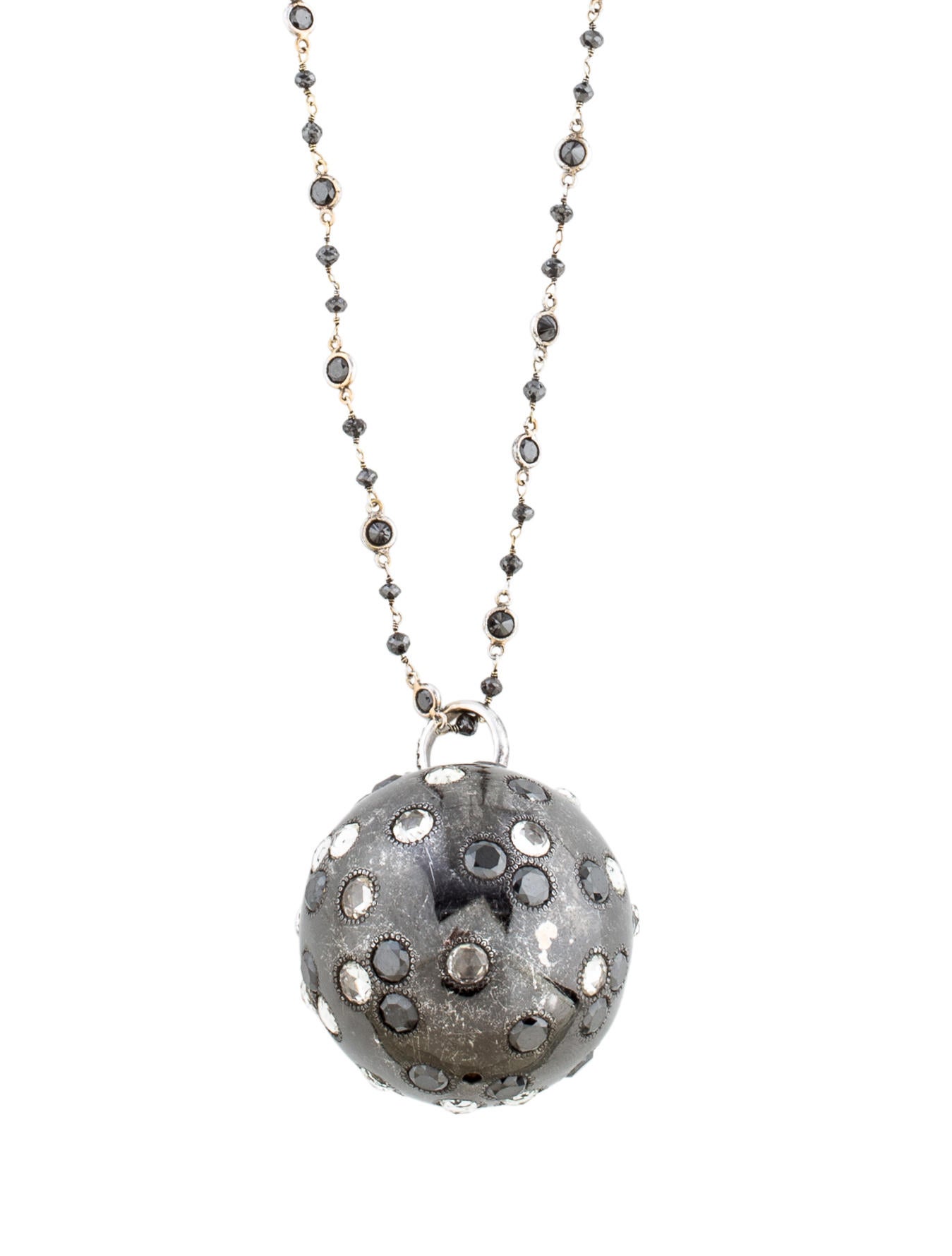 18K Diamond Encrusted Pendant Necklace Necklaces NECKL26152 The