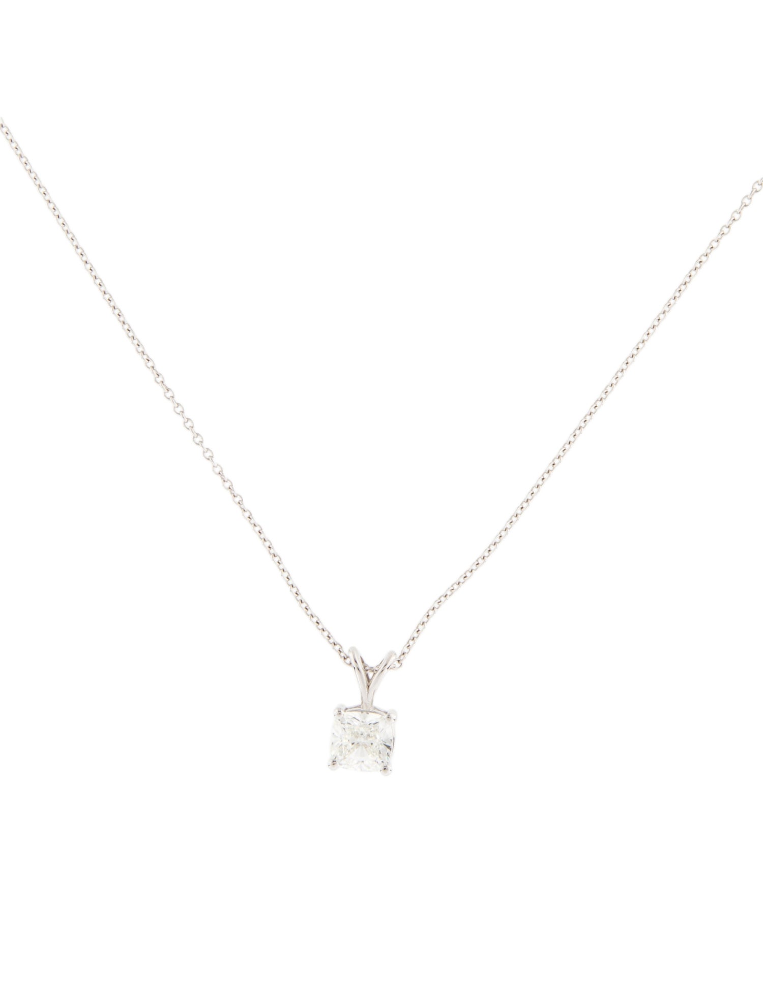 Necklace 14K 1.12ctw Diamond Pendant Necklace