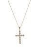 Necklace 14K Diamond Cross Pendant Necklace