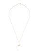 Necklace 14K Diamond Cross Pendant Necklace