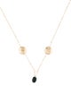 Necklace 14K Sapphire Station Chain Necklace