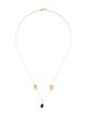 Necklace 14K Sapphire Station Chain Necklace