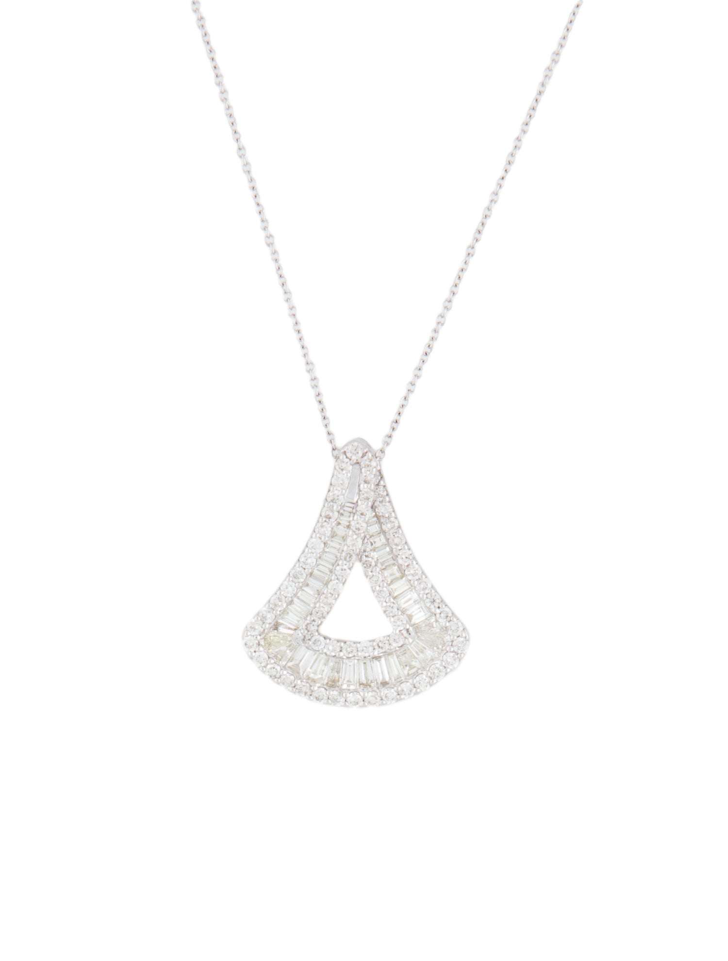 Necklace 14K 1.46ctw Diamond Pendant
