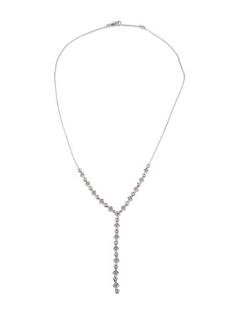 Necklace 14K 1.17ctw Diamond Lavalier Necklace