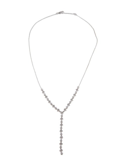 Necklace 14K 1.17ctw Diamond Lavalier Necklace