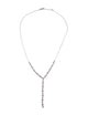 Necklace 14K 1.17ctw Diamond Lavalier Necklace