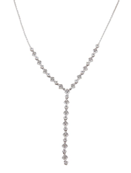 Necklace 14K 1.17ctw Diamond Lavalier Necklace