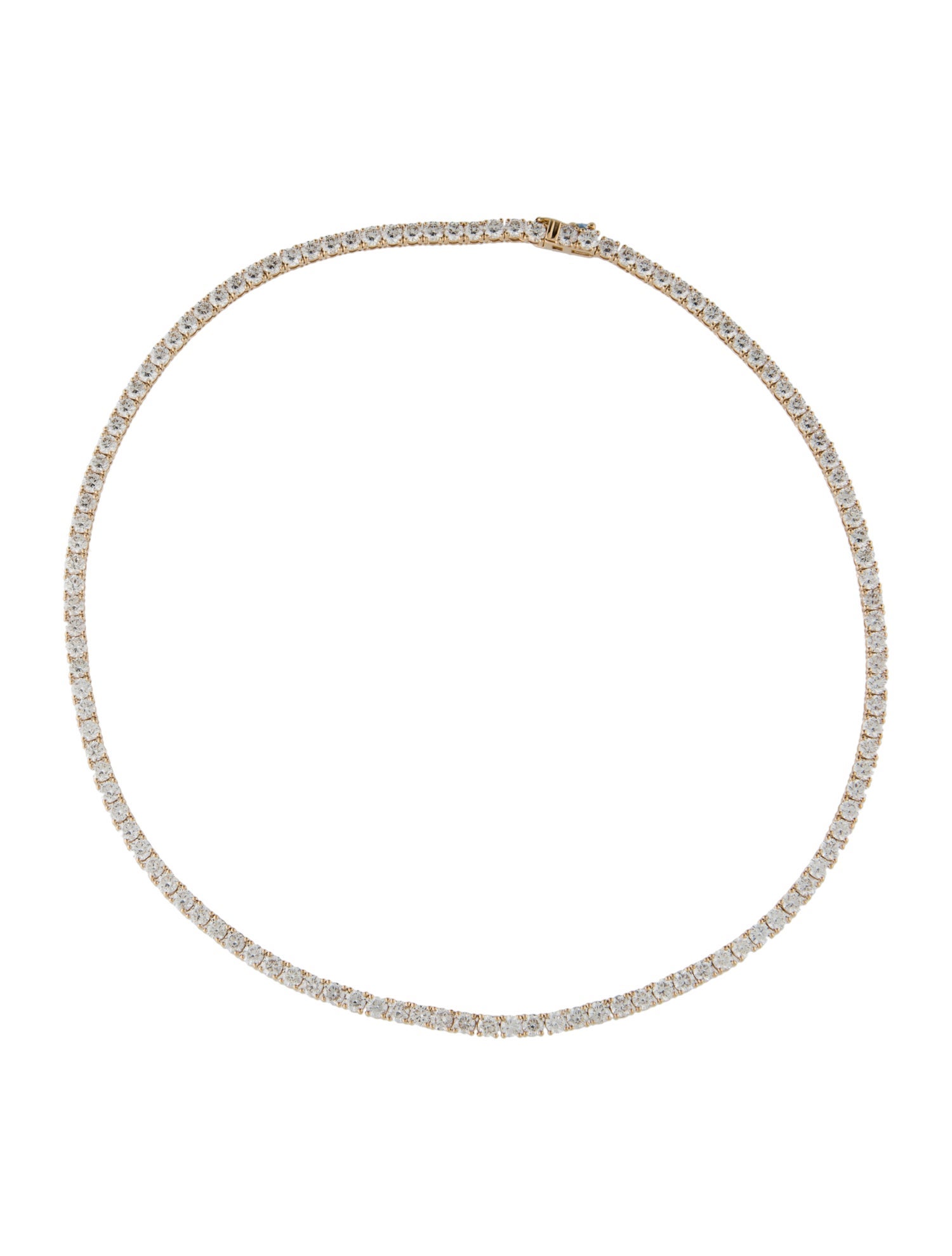 Necklace 14K 18.00ctw Diamond Tennis Necklace