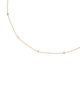 Necklace 14K Diamond Station Necklace